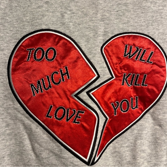 A QUESTION OF Conscious Apparel Black Sweatshirt 100% Organic Cotton Size Medium - Picture 4 of 8